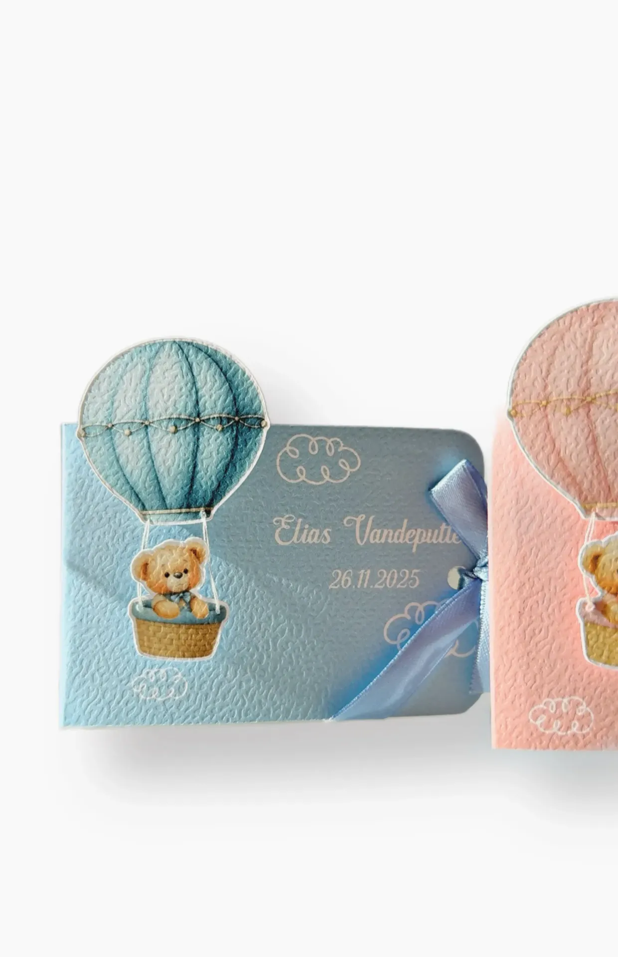 Bedankjes luchtballon met Côte d'Or Mignonnette Melkchocolade