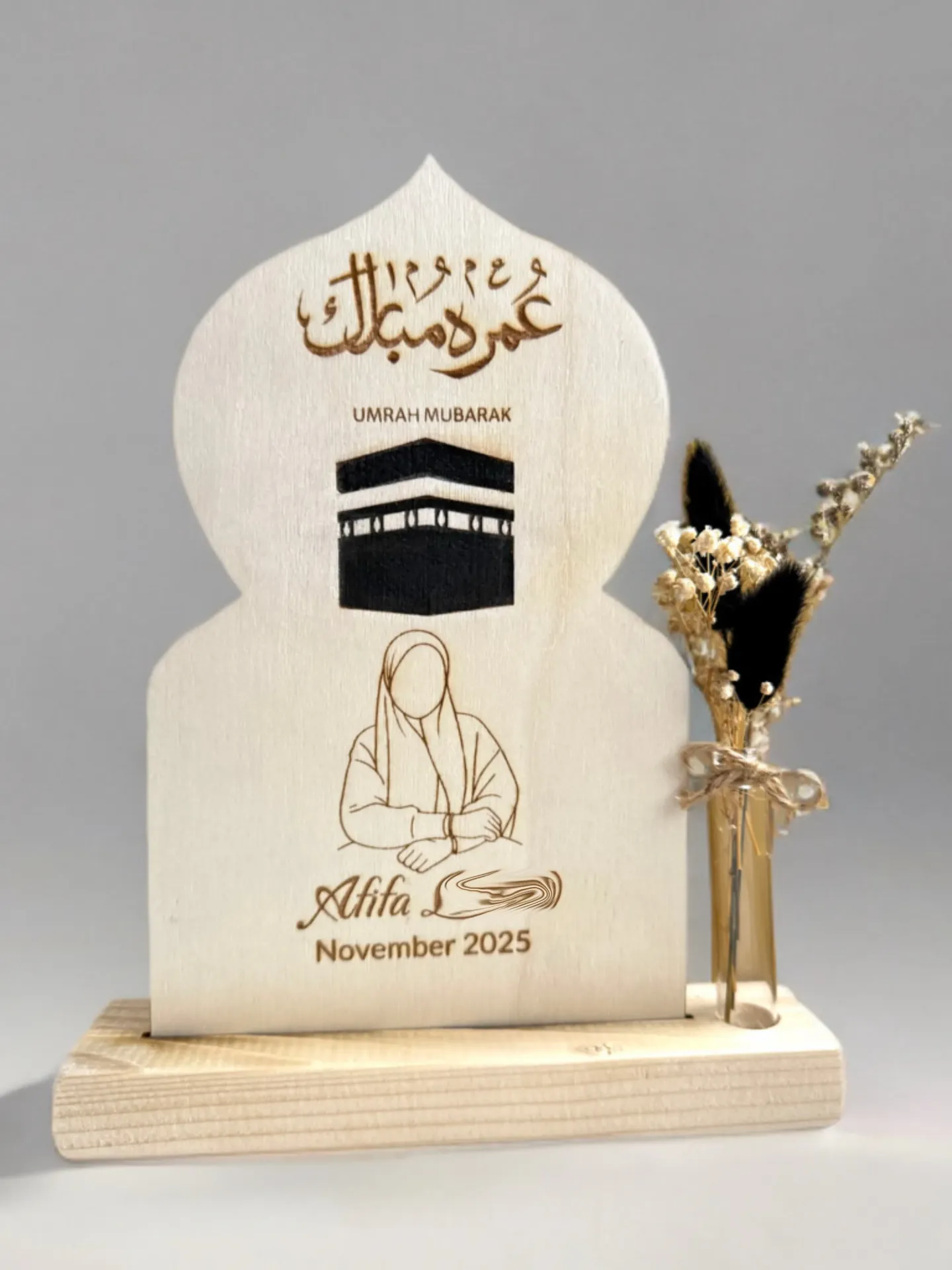 Umrah Mubarak - Hout cadeau